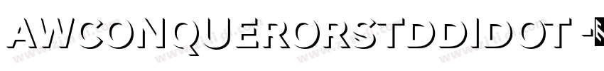 AWConquerorStdDidot 字体转换 AWConquerorStdDidot 字体转换